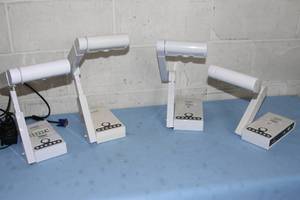 lot 23 image: Lot of 4 - Epson ELP-DC10S Document Camera  Visualizer  Visual Presenters & 23 Monitor