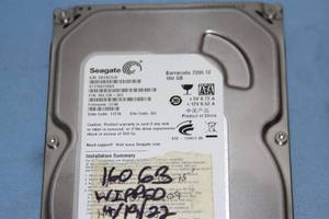 lot 77 image: Lot of SATA Computer Hard Drives - Seagate IBM and Western Digital