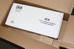 lot 86 image: OWI AMP-R2SIC64 Amplified Drop Ceiling Speaker System