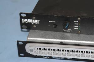 lot 110 image: Miscellaneous Pro Audio Biamp & Sabine Rack Mountable Components