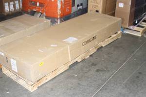 lot 118 image: CommScope Comm-Scope Vertical Cable Management Kit (Silver) - 8x84 New in Box