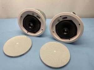lot 65 image: PAIR of JBL Control 26CT In-Ceiling Pro Audio Loudspeakers  Speakers