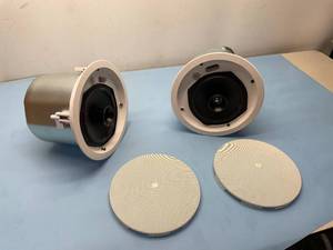 lot 66 image: PAIR of JBL Control 26CT In-Ceiling Pro Audio Loudspeakers  Speakers