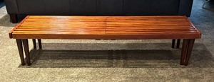 lot 3 image: Mid Century Modern Expanable Bench