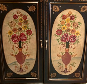 lot 109 image: Charming Decorative Two Door Cabinet
