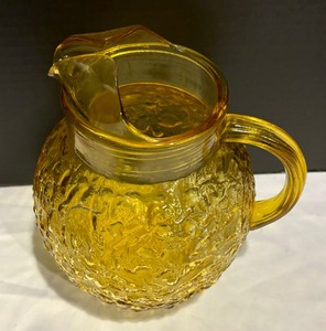 lot 185 image: Anchor Hocking Lido Amber Pitcher