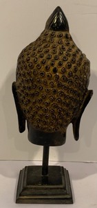 lot 70 image: Bombay Head of Buddha Decorative Sculpture