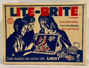 lot 208 image: Vintage Lite-Bright by Hasbro