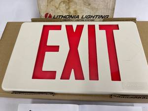 lot 315 image: Battery Powered Polycarbonite Exit Sign
