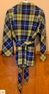 lot 242 image: Pendleton 100% Wools Button Up Plaid Multicolored Belted Jacket Blazer