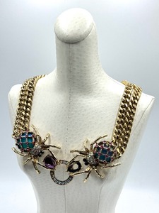 lot 402 image: Betsy Johnson Creep Show Necklace, with tags