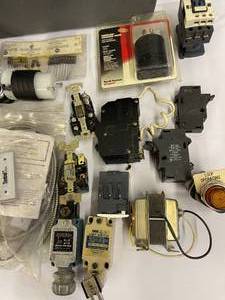 lot 340 image: Tool Box Full of Electrical Components