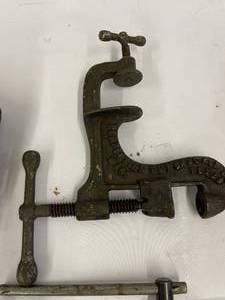 lot 341 image: Variety of Vintage Metal Tools