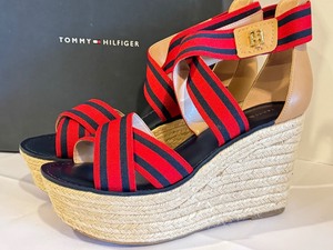 lot 397 image: New Pair of Tommy Hilfiger Theia Wedge Sandals