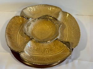 lot 377 image: Vintage California Glazed Ceramic Lazy Susan