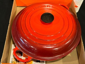 lot 15A image: Le Creuset Enameled Cast Iron French Dutch Oven  Braiser