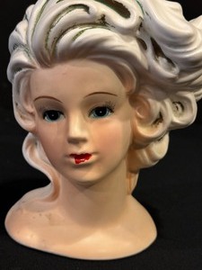 lot 291 image: Mid Century 1950s Lefton Head Vase