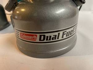 lot 362 image: Two Coleman Duel Fuel Lanterns with One Case