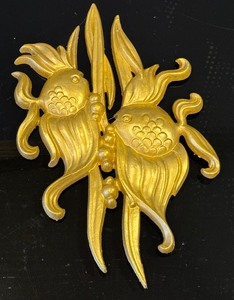 lot 77 image: Pair of Vintage Metal Sexton Wall Art Fish Sculptures