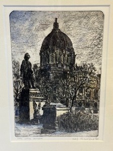 lot 63 image: Michael Bond Etching, Minneapolis State Capital