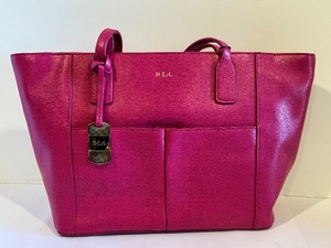 lot 402A image: Lauren Ralph Lauren Newbury Pocket Shopper Tote  New with Tags