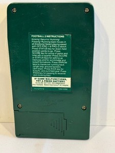 lot 133A image: 1978 Mattel Classic Football 2 Handheld Electronic Video Game