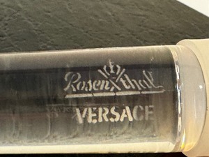 lot 454 image: Rosenthal Versace Medusa Crystal Bottle Stopper