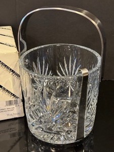 lot 455 image: Rogaska Richmond Crystal Ice Bucket with Tongs