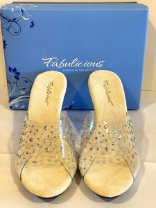 lot 457 image: Fabulicious Clear Cocktail Pumps - New
