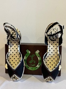lot 460 image: Pair of Miss L-Fire Songbird Sandals