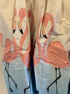 lot 477 image: Unique Vintage Flamingo Pattern Swing Skirt, NWT