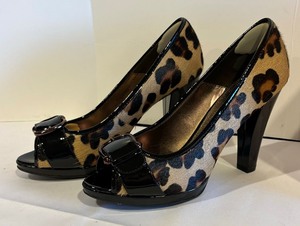lot 494 image: Rouge Leopard Heeled Shoes by Isola