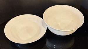 lot 512 image: White Serving Bowls by The Cellar and Threshold