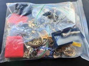 lot 1 image: Bulk Lot Of Costume Jewelry In 2 Gallon Storage Bag Approx. 10 Lbs.