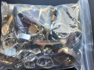 lot 13 image: Bulk Lot Of Watches In 2 Gallon Storage Bag Approx. 10 Lbs.