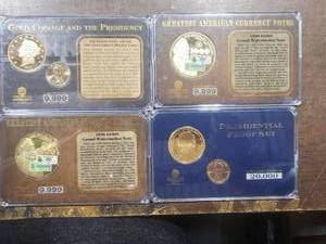 lot 37 image: Gold & Silver Clad Commemoratives