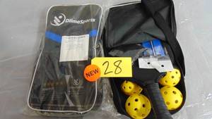 2 Full sets with bags Diima sports Diimasports Pickleball Paddles, Fiberglass Surface USAPA Approved Paddle Set of 2, 4 Balls, 2 Retrievers, l Bag,