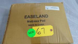 EASELAND King Size Mattress Pad Pillow Top Mattress Cover Quilted Fitted Mattress Protector Cotton