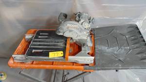 RIDGID 12 Amp Corded 8 in. Tile Saw with Extended Rip Model # R4041