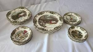 Large painted china set from The F...