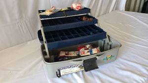 Mostly full Tackle box and organize...