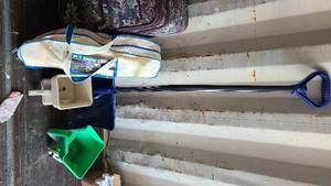 Outside yardwork tools and games, s...
