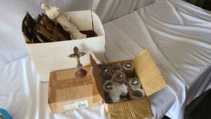 Religious iconography with new in b...