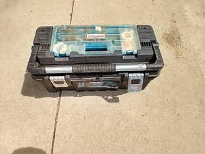 lot 7 image: Channel Lock 22 Toolbox With Tools & Hardware