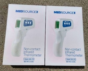 lot 28 image: (2) MedSource Infrared Non-Contact Thermometers