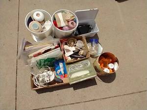 lot 29 image: Huge Lot of Sewing Notions - Buttons, Thread, Patterns, Etc.