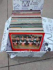 lot 37 image: Box of Records - Mostly Polka & Christmas
