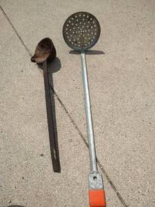 lot 49 image: Skimmer & Smelting Ladle