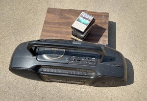 lot 67 image: Fisher Portable Stereo  Cassette Tapes