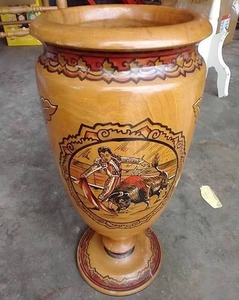 lot 84 image: Vintage Wooden Umbrella Stand - Movie Prop